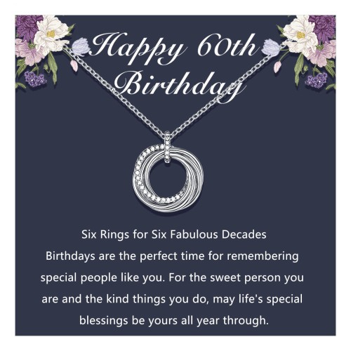 60th birthday deals jewellery for her